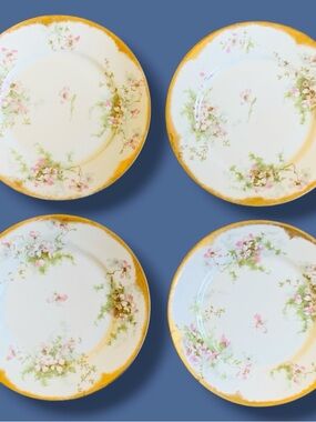 Limoges Theodore Haviland French Porcelain 7” Dish Set